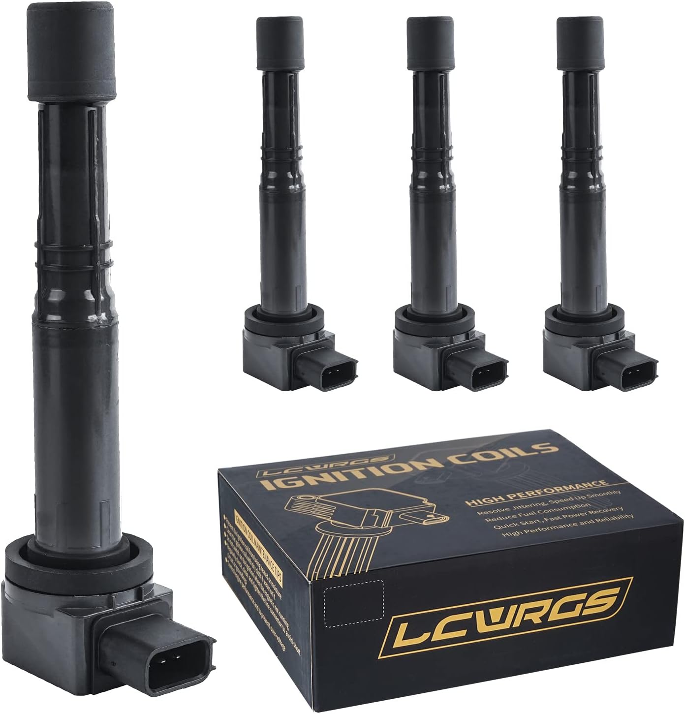 Set of 4 Ignition Coil Pack Fits for L4 2.4 2.0 2002 2003 2004 2005