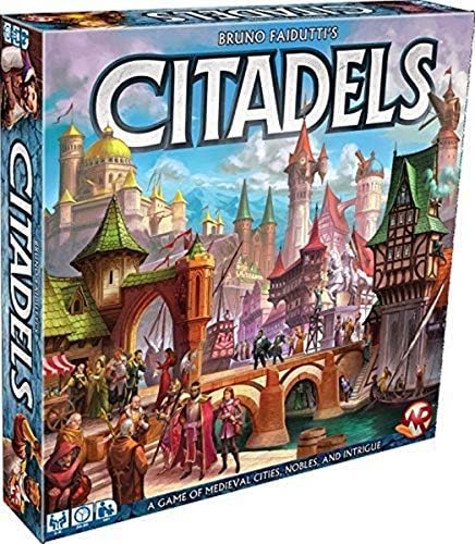 Citadels Card Game | Medieval Strategy Game | City-Building Card Drafting and Bluffing Game for Adults and Kids | Ages 10+ | 2-8 Players | Average Playtime 20-60 Minutes | Made by Z-Man Games
