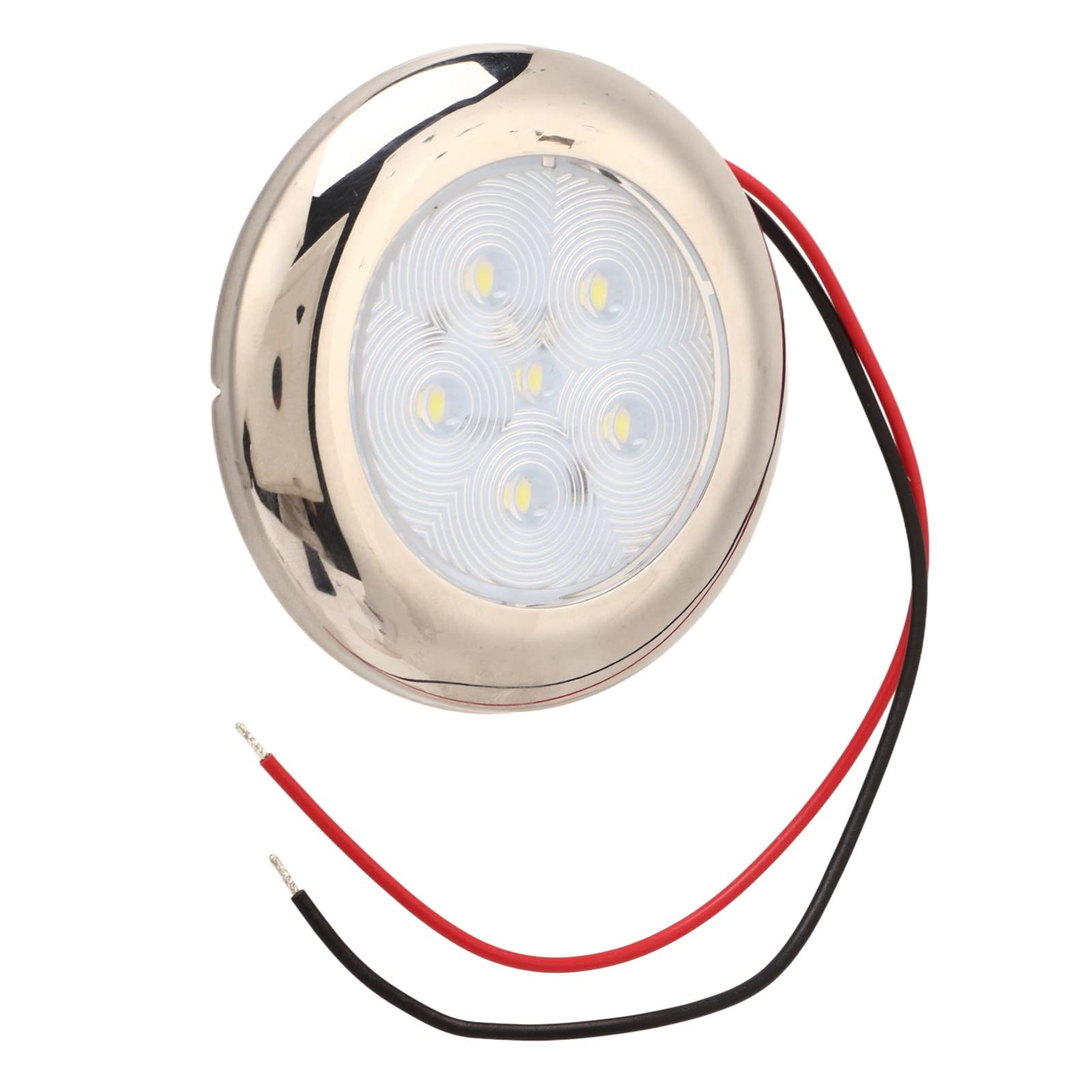 Dioche Plafoniera a LED da soffitto per camper da 12 V - Luce bianca impermeabile IP65 per imbarcazioni, camper, roulotte, yacht e camion - Luce versatile per lettura e cortesia