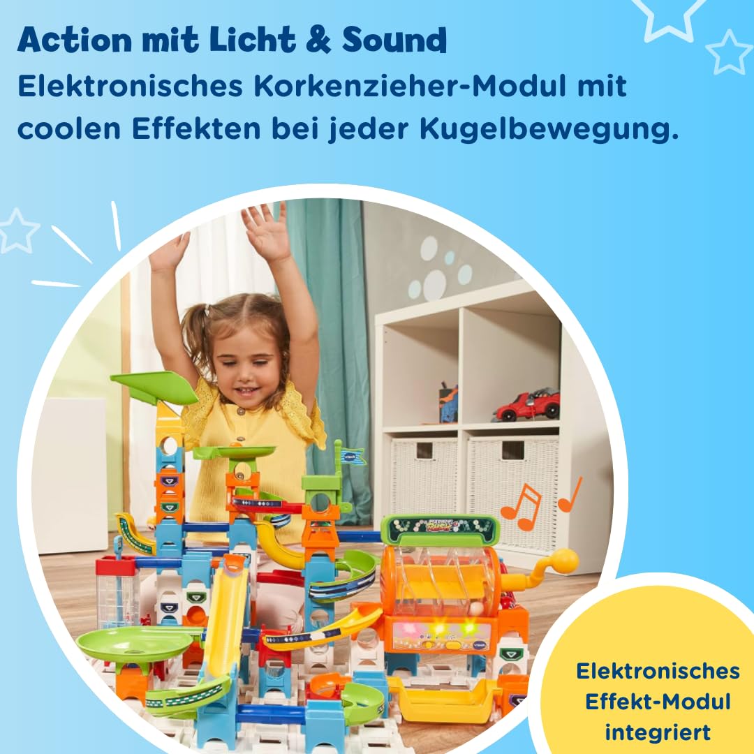VTech Marble Rush Super Action Set L100 - Interaktive Kugelbahn