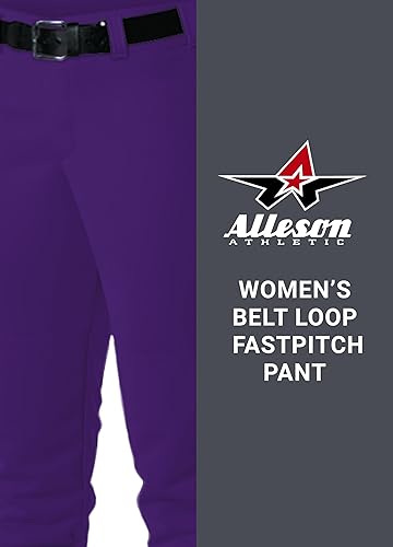 Miniatura 4 de Alleson Athletic pantalones softball con trabillas de cinturón para mujer