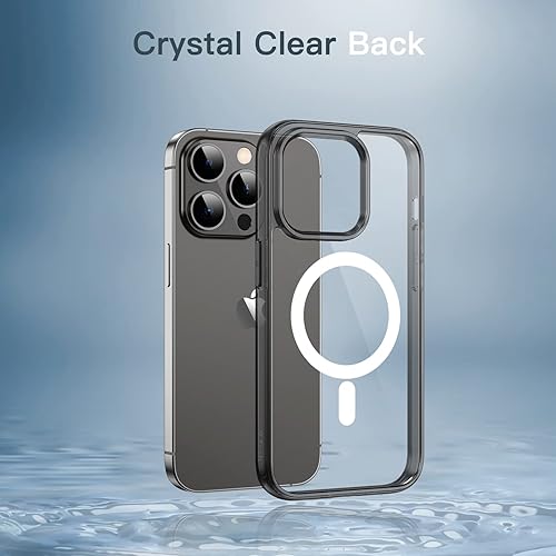 Miniatura 5 de JETech Funda magnética para iPhone 13 Pro Max de 6.7 pulgadas, compatible con carga inalámbrica MagSafe, a prueba de golpes, parte trasera