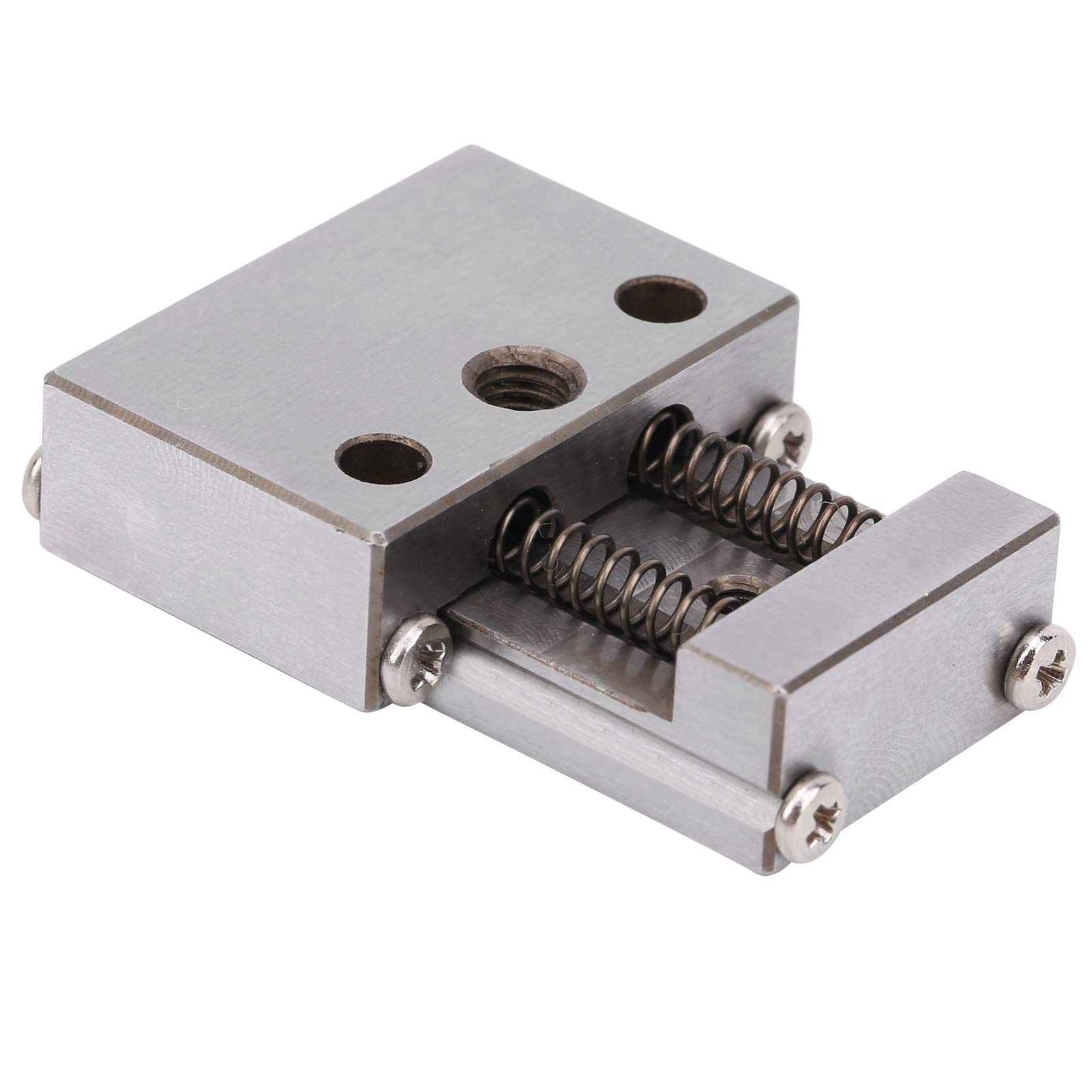 Linearer Schiebetisch, X-Achse Manuelle Plattformführung Typ Schienenschiebetisch Edelstahl CY3100,XY-Achsen-Drehpositioniertisch