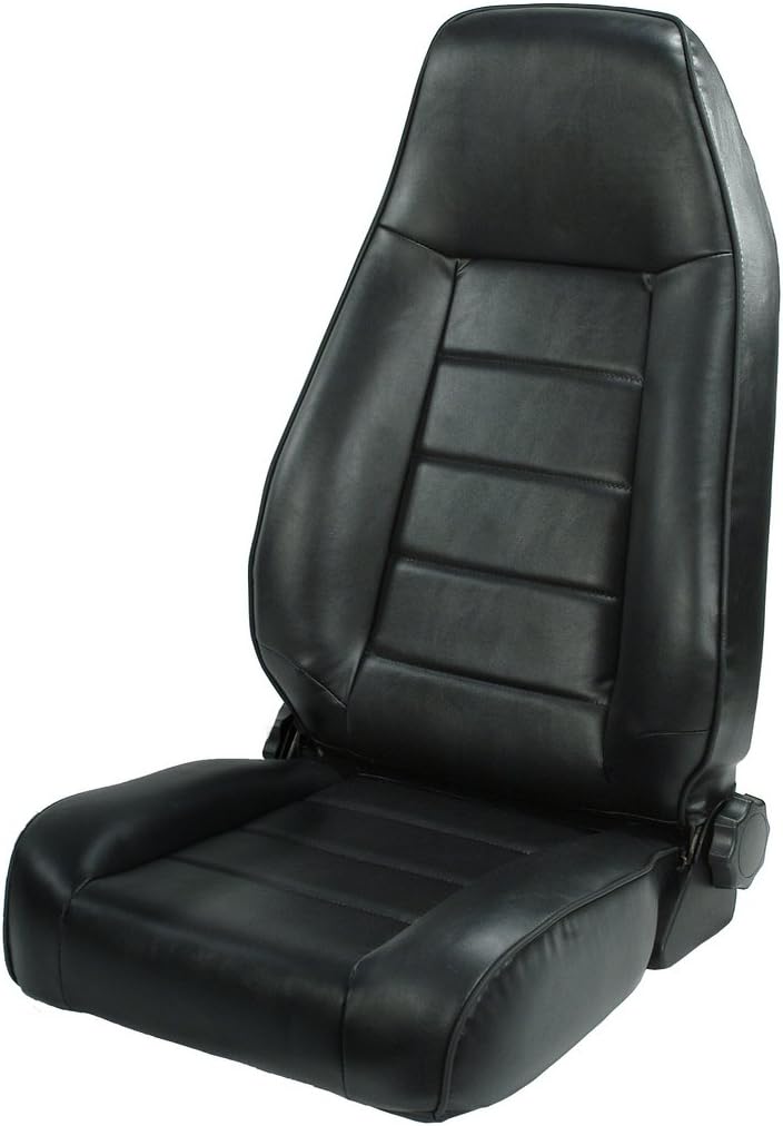 Rugged Ridge | Seat, High-Back, Front, Reclinable, Black | 13402.01 | Fits 1976-2002 Jeep CJ & Wrangler YJ/TJ