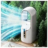  Climatiseur Mobile Sans éVacuation, Rechargeable Par Usb,Avec Humidificateur Clim Portable Silencieux Et Portatif Ventilateur De Table, Plus SûR Pour Les Enfants