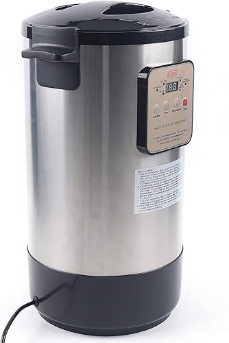 Miniatura 6 de Máquina automática de yogur de 12 litros, fermentador eléctrico, fermentador eléctrico de 110 V, fabricante de vino dulce de acero inoxidable con
