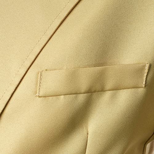 Robe formelle homme extensible fine beige coupe classique XXL