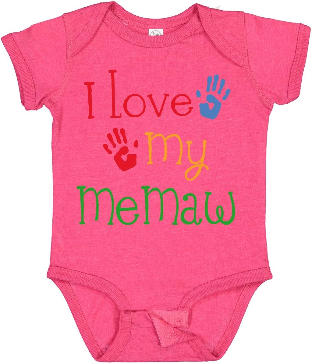 inktastic I Love My MeMaw Baby Bodysuit