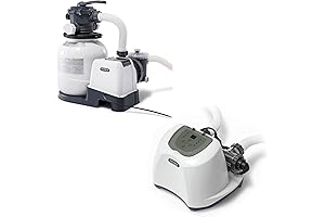 Intex Sand Filter Pump: Pristine Pools with Saltwater Serenity