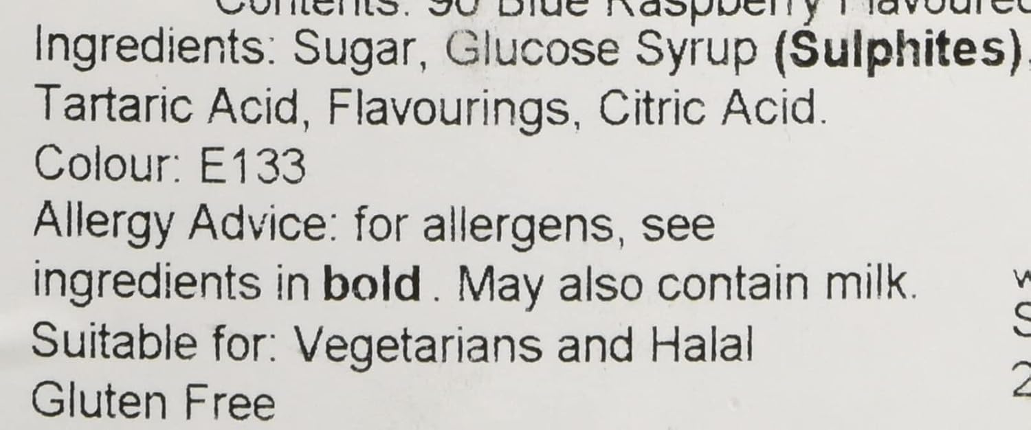 Joseph Dobson & Sons Blue Raspberry Mega Lollies 1.99 kg