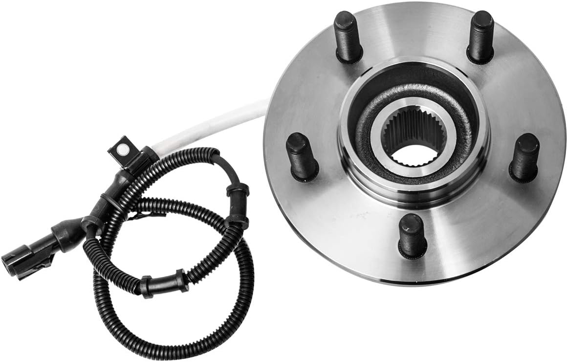 AUQDD 515029 (5 Stud Hub, 4WD Models) Front Wheel Hub and Bearing Assembly Compatible With 2000-2003 Fo-rd F-150,04 F150 Heritage