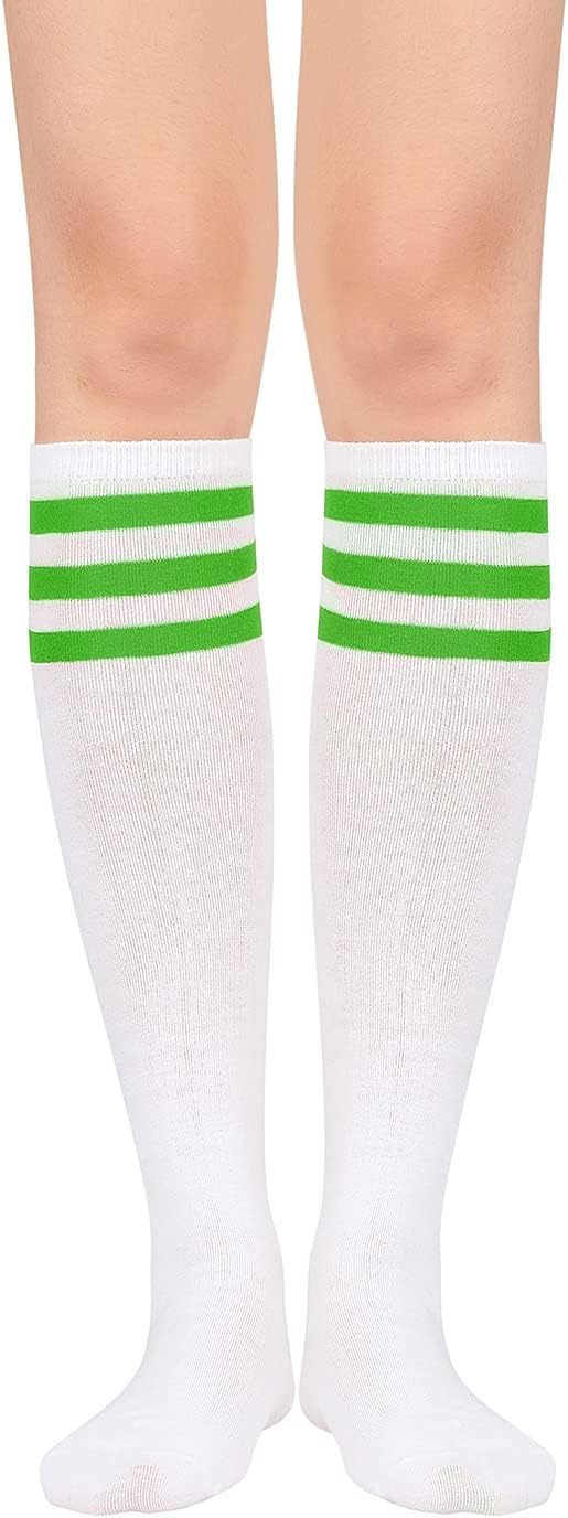 Knee High Socks Athletic Women Tube for Teen Girl Cosplay 1 Pack One Size