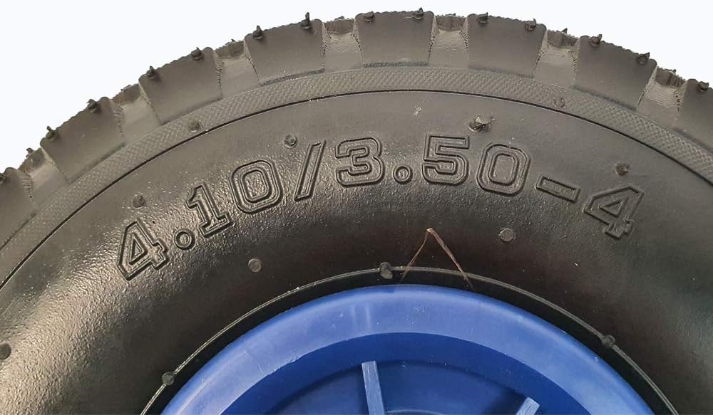 Maypole 260 mm Replacement Pneumatic Rubber/Plastic Wheel for Jockey Wheels Tyre Width 70 mm, Diameter 260 mm, 136 kg Max, Static Load