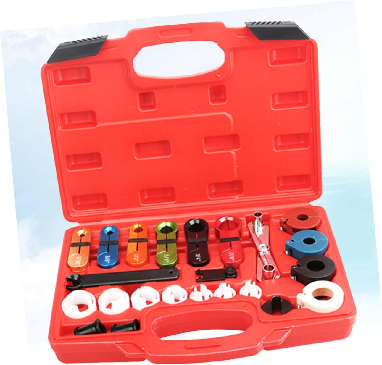 22pcs Automotive Line Quick Disconnect Tool Set Color Coded Disconnects for Transmission Line Accessories for Automotive Maintenance and Repairs