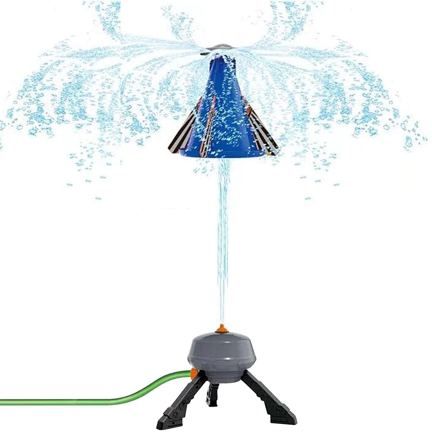 Juguete Aspersor De Cohete De Agua, Rociadores De Patio Al Aire Libre Rotacion De 360 Grados Diversion De Verano Juguete Educativo Seguro Y