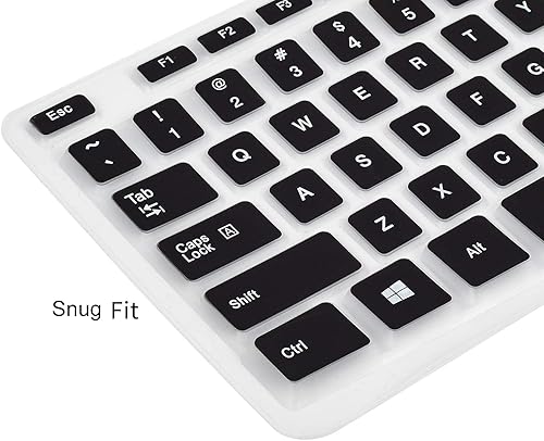 Miniatura 3 de CaseBuy Funda para teclado compatible con Logitech MK320 K330 MK335 Teclado inalámbrico de escritorio, accesorios Logitech MK335, funda protectora