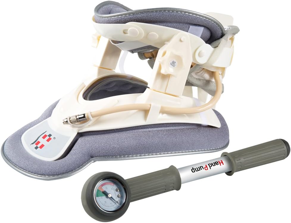 Inflatable Neck Cervical Traction Device, Stretch Physiotherapy Home Cervical Brace, Cervical Neck Orthopedic Device to Protect the Neck