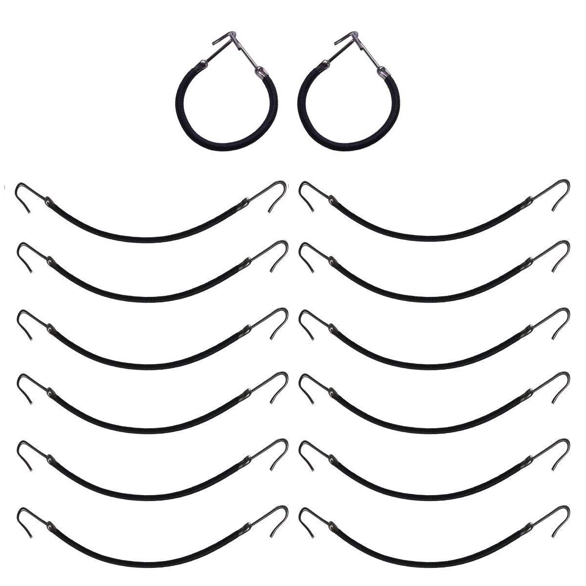 20pcs Bungee Hair Ties with Hooks Elastic Hair Jamaica Ubuy