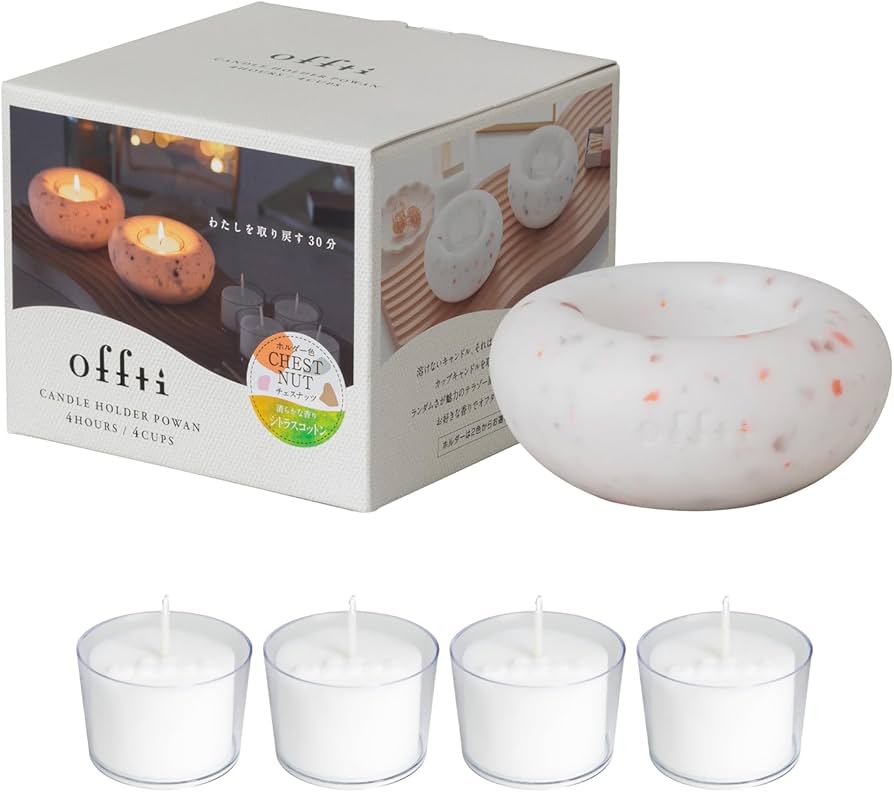 Amazon.co.jp: 睡眠 ✕ オフティ アロマキャンドル ポワン チェス
