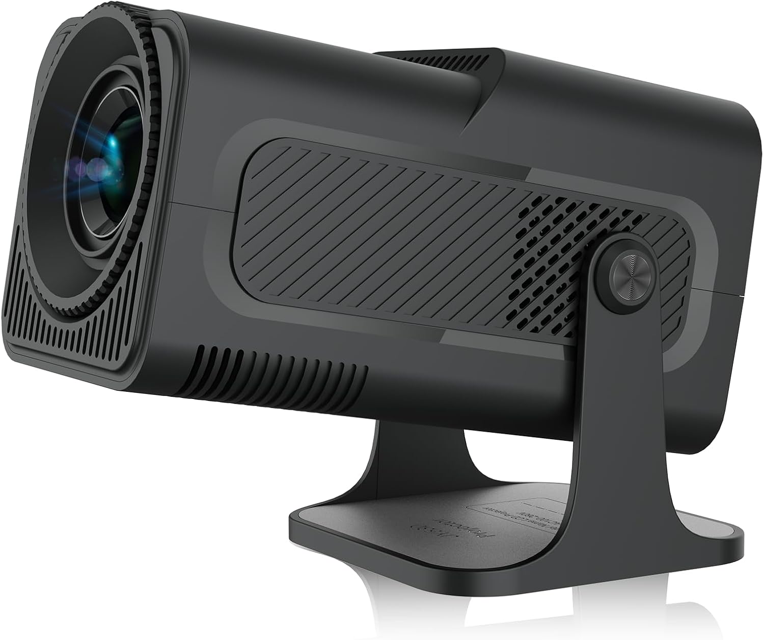 Smart Mini Projector with WiFi and Bluetooth, 300 ANSI Native 1080P Portable Projector with Auto Vertical Keystone, Built-in Apps, 180° Rotatable Movie Proyector for Bedroom Home Theater Outdoor