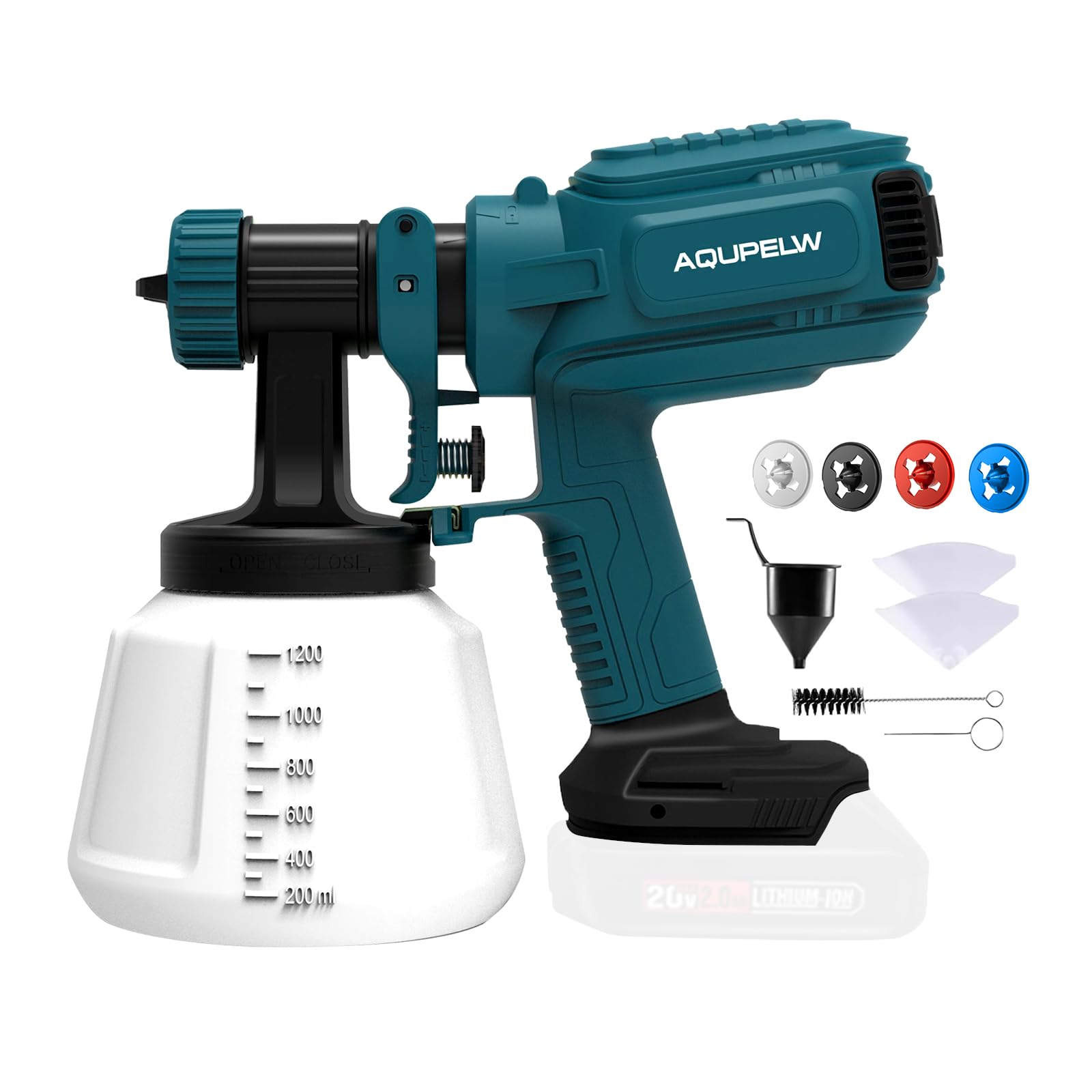 Pistolet à peinture pour murs et meubles : pulvérisation électrique HVLP sans coulure