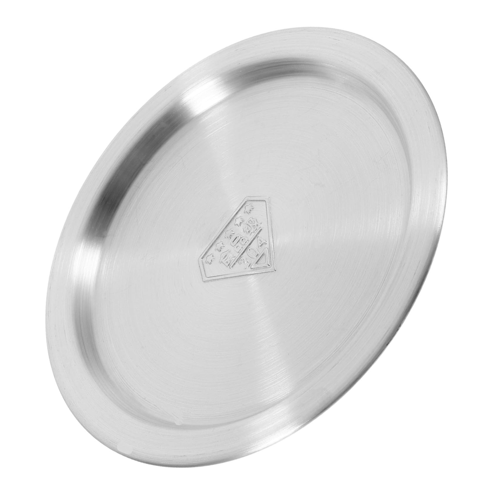 Universal 14cm Pot Lid and Milk Anti-boiling Overflow Tray Stainless Steel Pan Cover for Cooking Pots, Frying Pans, Skillets, and Woks Suitable for Home Kitchen Use