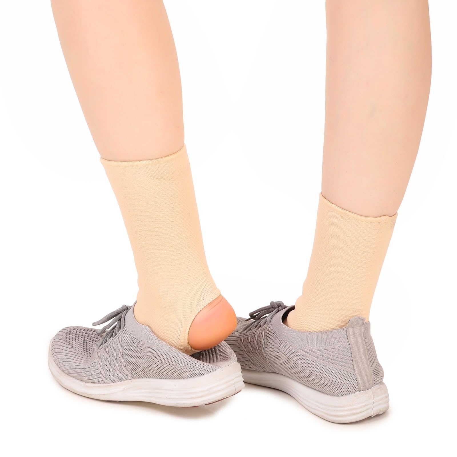 Medilink Anklet Ankle Compression Sleeve without Heel for Plantar Fasciitis, Foot Pain, Swelling Relief, Arch, Heel & Ankle Support for Sports & Recovery, Small 2