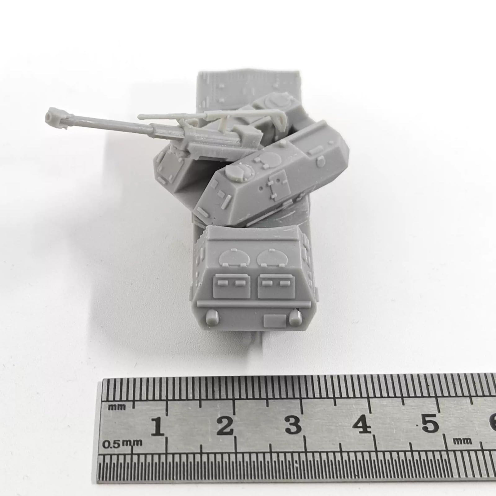 5 Unidades Howitzer Autopropulsado Checoslovaco Dana 152mm “ShKH Vz.77 Dana” Escala 1:144 De Modelo 3D De Resina para Coleccionistas