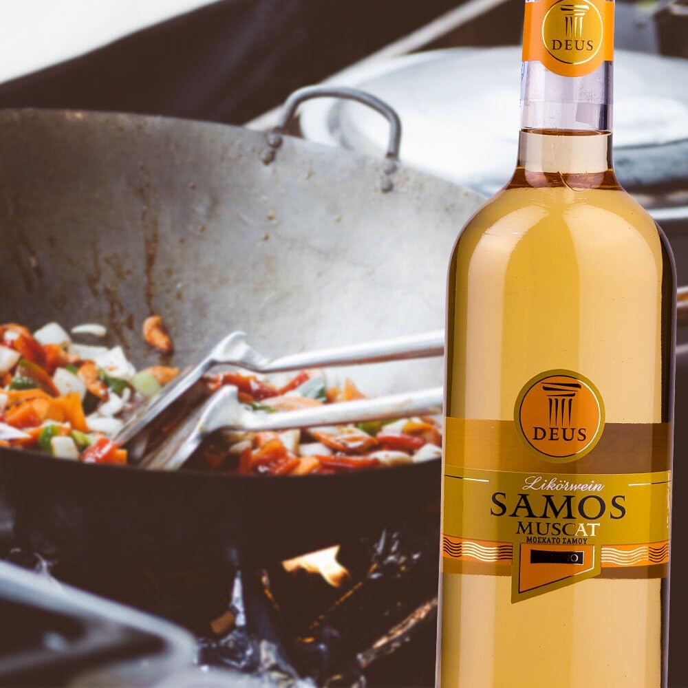 Cavino Deus Muscat Samos, süß, sortenreines Weinpaket + VINOX Winecards (6x0,75l)