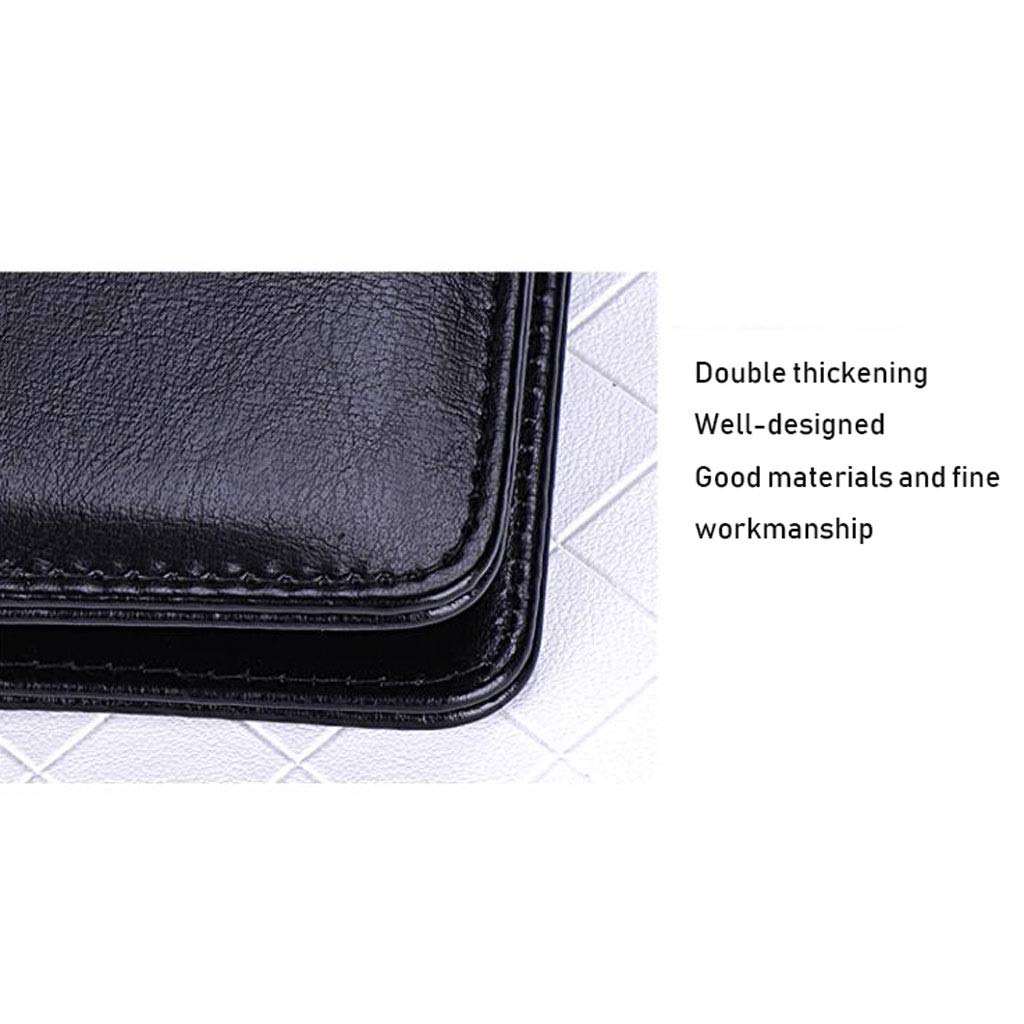 Portablocco Appunti Dimensione A4 Dimensione 9,8 x 12,5 Pollici Tavole di Clip con Slot a Penna in Pelle ad Ispessimento in Pelle Impermeabile Clip a Basso Profilo per L'Ufficio e la casa