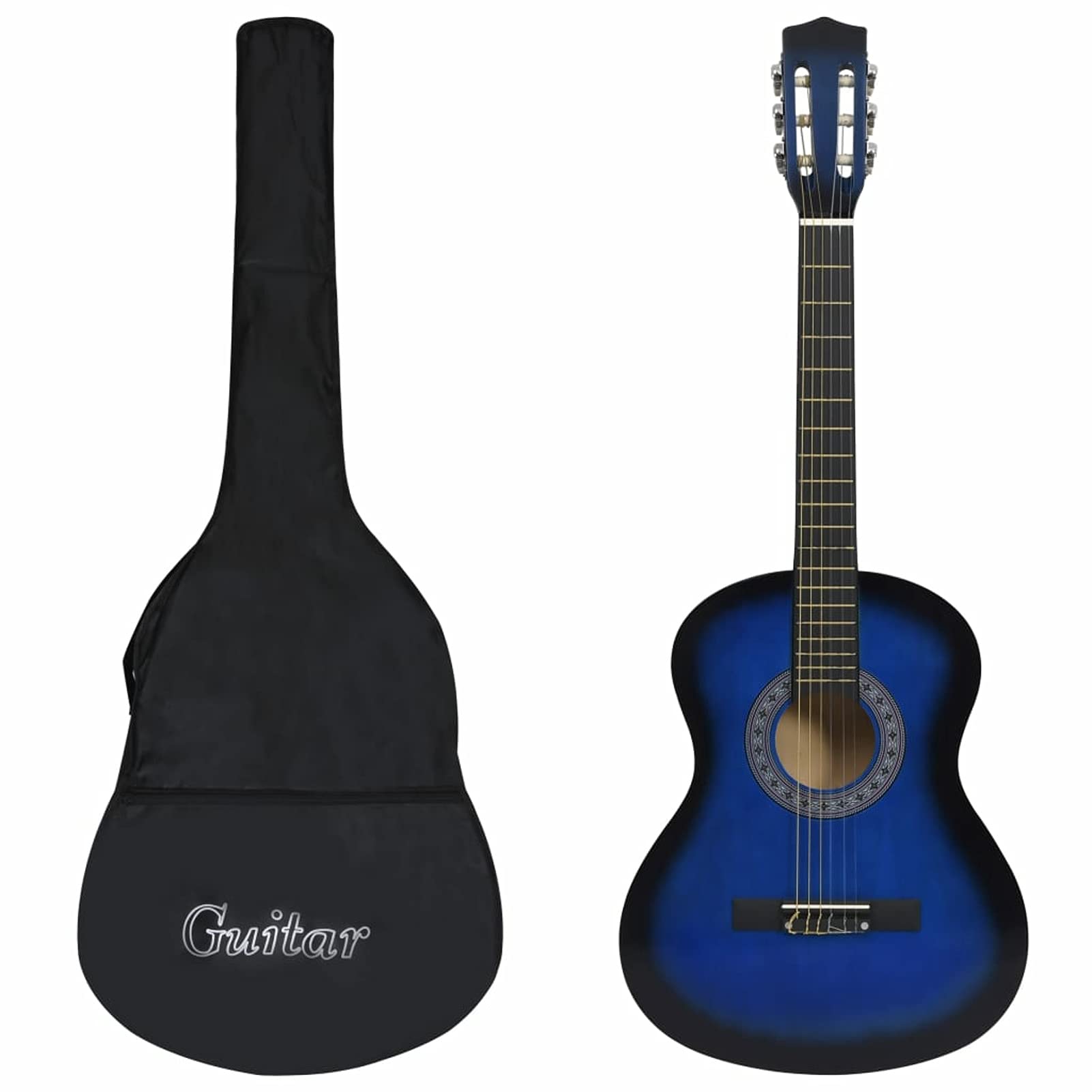 Chitarra Classica per Principianti con Custodia Blu 3/4 36",Arte e Svago,Hobby e Arti Creative,Strumenti Musicali,Strumenti a Corda,Chitarre-3055888