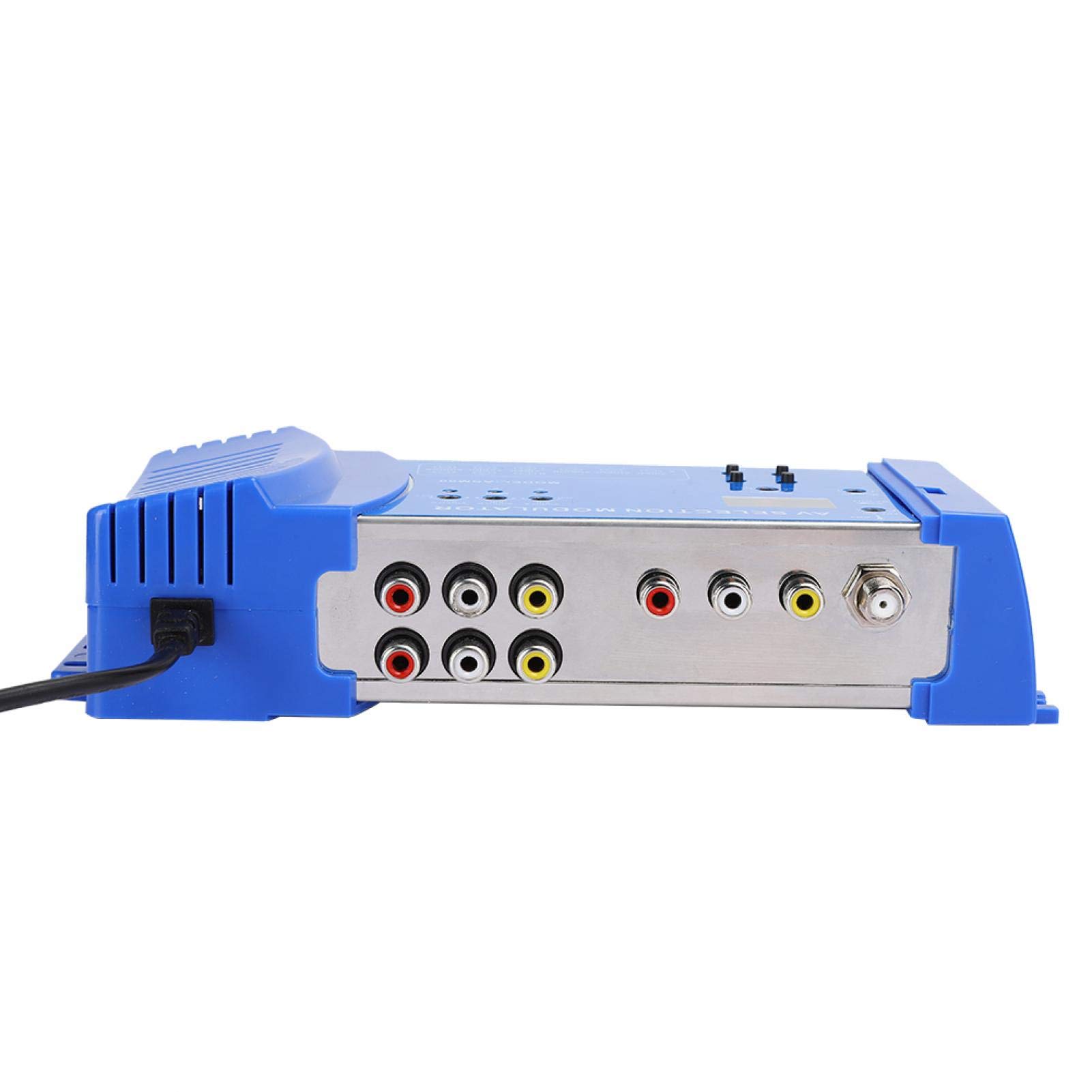 HF-Modulator Kompakter HF-Modulator Audio-Video-TV-Wandler RHF UHF-Signalverstärker AC 100-240V