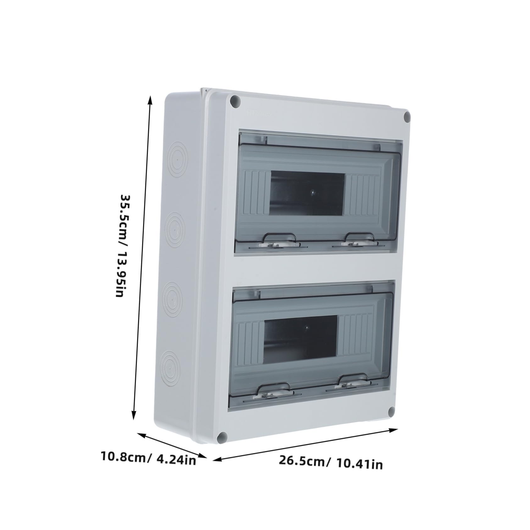 PRETYZOOM Caja Eléctrica Exterior y Antipolvo Circuitos Protección para Medidor Eléctrico Caja de Distribución Resistente la para Montaje Pared Uso Doméstico Aire