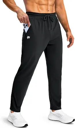 Men's Sweatpants with Zipper Pockets Joggers for Men Workout Athletic Gym Track Fitness Clothing Gifts
