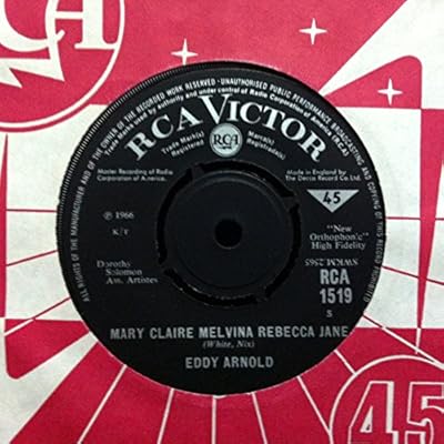 EDDY ARNOLD - MARY CLAIRE MELVINAS REBECCA JANE - 7 inch vinyl / 45