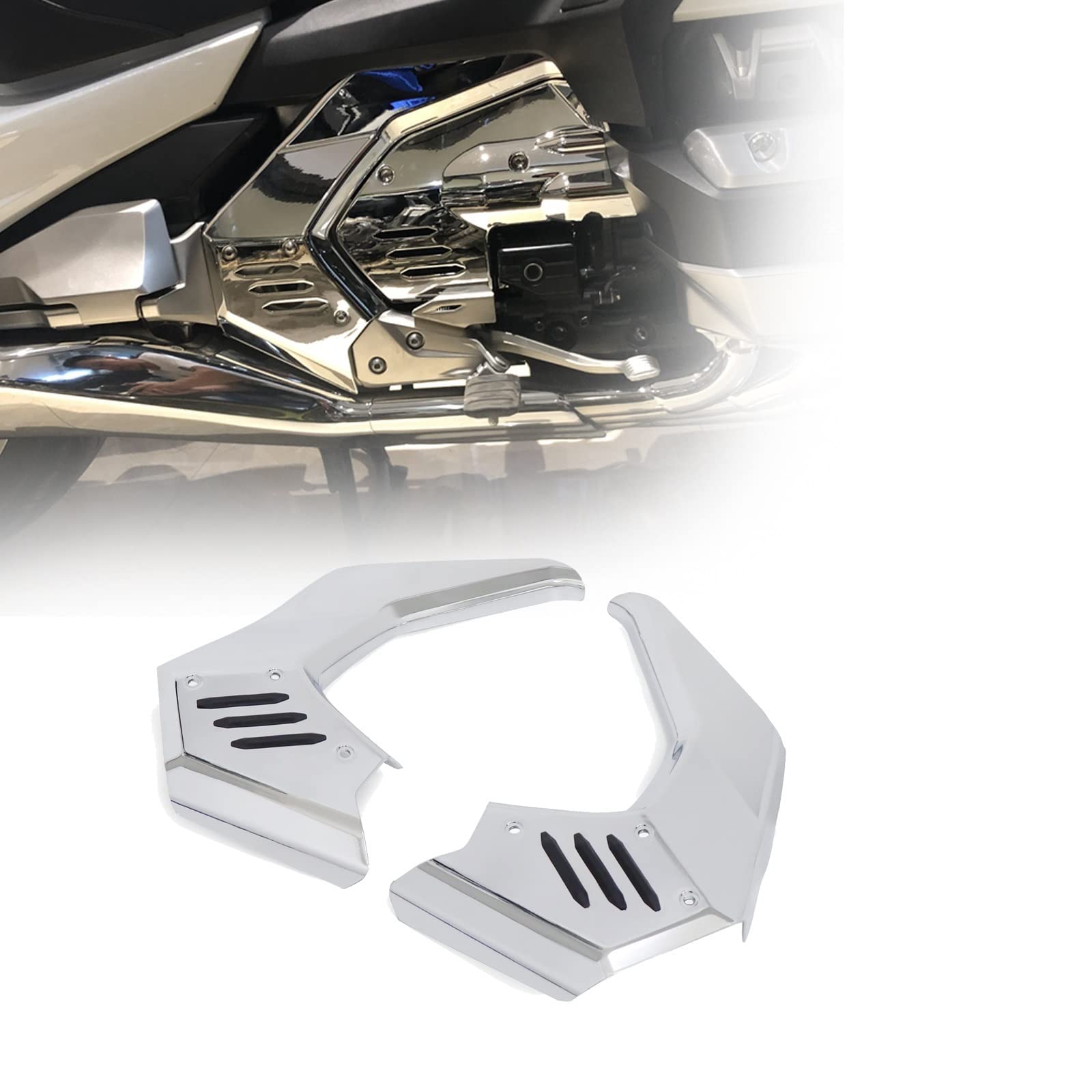 Marco de motocicleta y protector de motor cromado para accesorios Honda Goldwing 1800 F6B