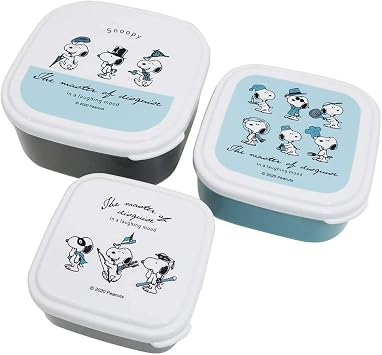 Amazon Co Jp スヌーピー お弁当箱 入れ子ランチボックス 3pセット 変装 ピーナッツ ホーム キッチン