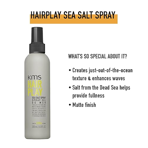 Miniatura 3 de KMS HAIRPLAY - Spray de sal marina 67 onzas
