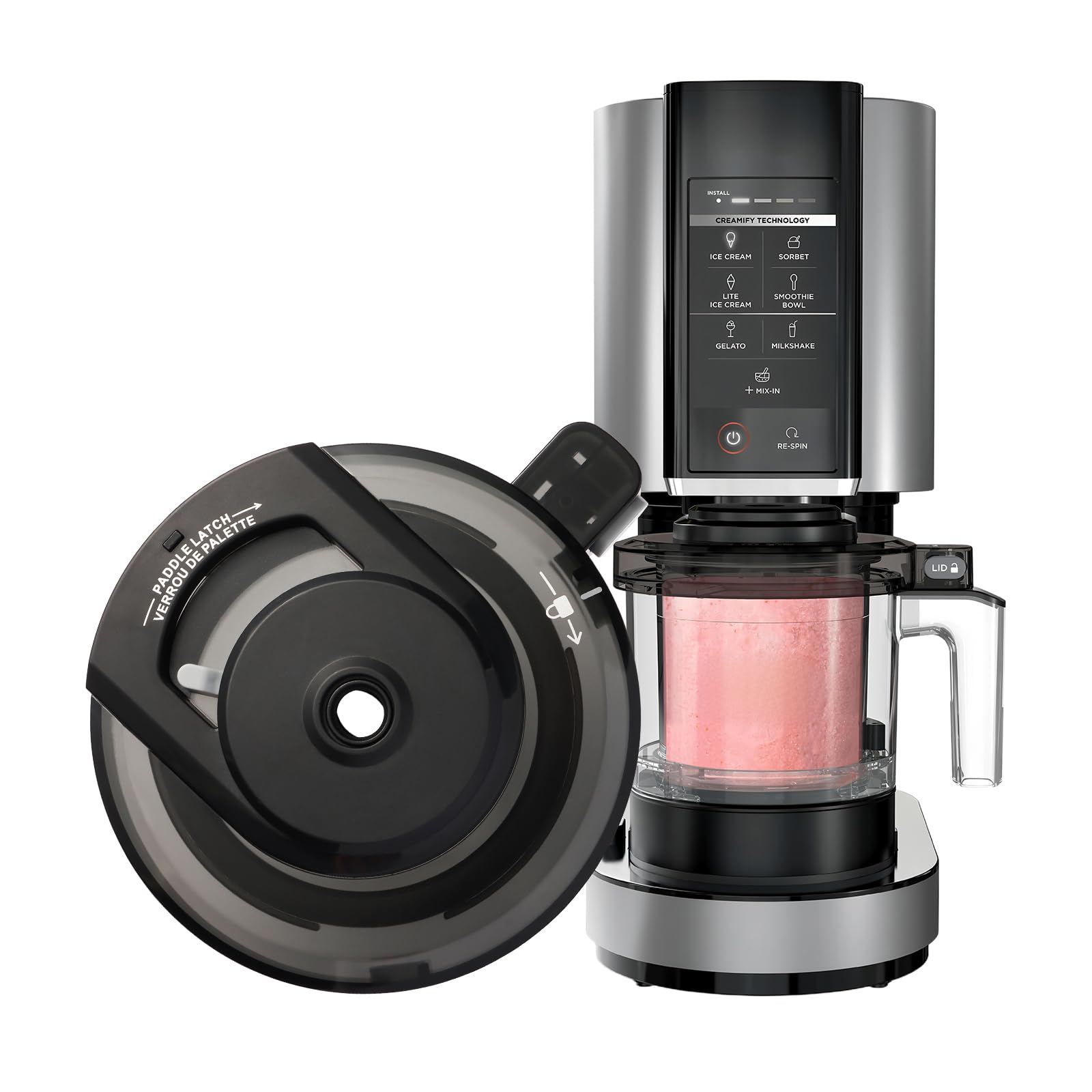 Ninja Creami Ersatzdeckel Für NC700/NC701 - Spülmaschinenfester Außendeckel Für Eismaschine