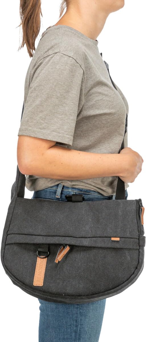 TRIXIE BE Nordic Ingrid - Bolso (35 x 25 x 13 cm), Color Negro