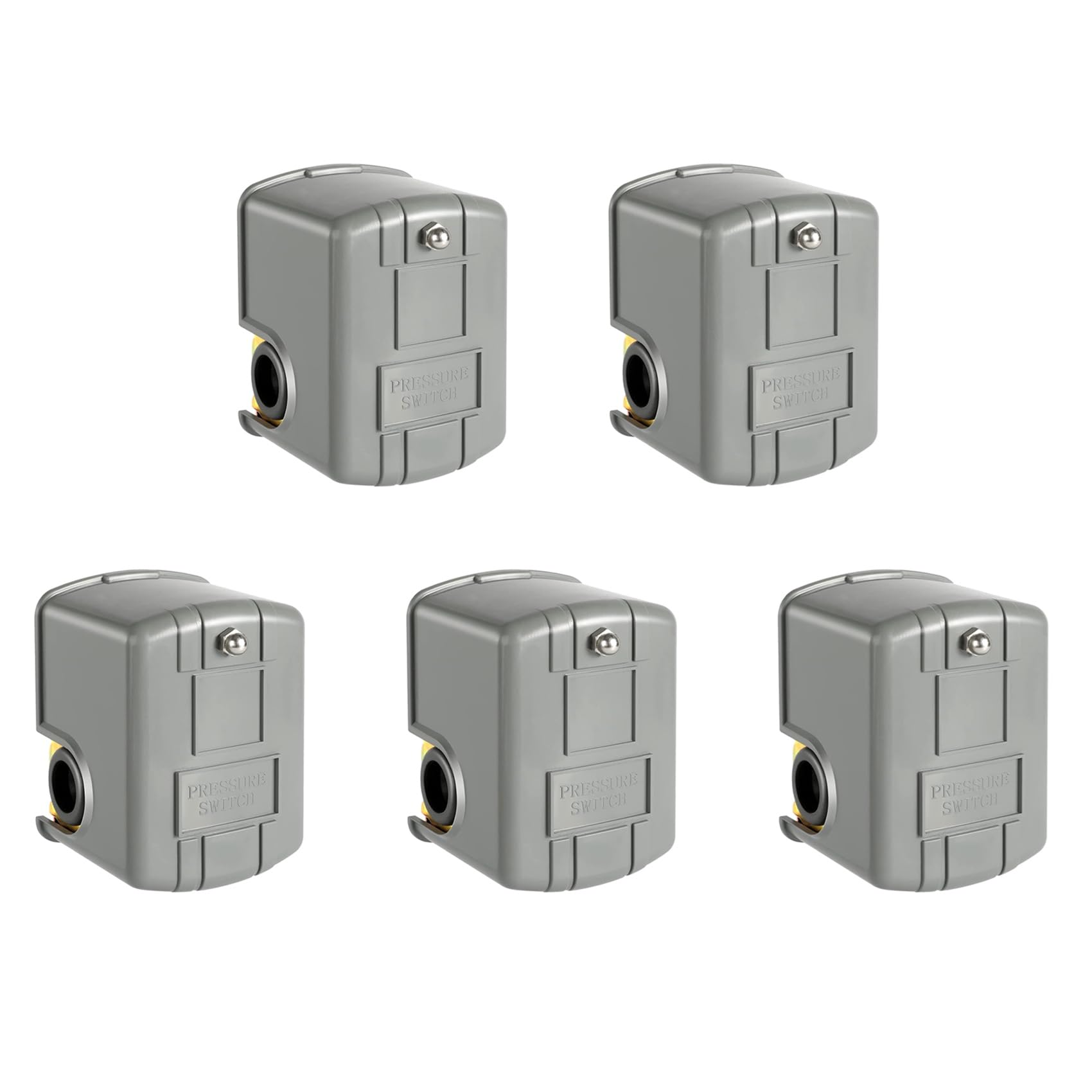 Jnchdghwa Women's Grey 5X Pessure Switch For Well Pump, 40-60Psi Water Pressure Switch Adjustable Differential, 1/4 Inch Npt