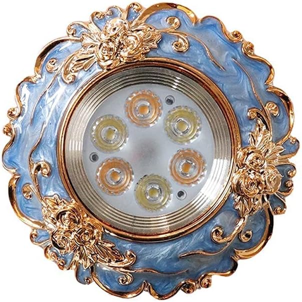 Spotlight 3W Led Recessed Lighting Round Ultra-Thin Anti-Glare Led Ceiling Lights Three-Color Dimming Beam Angle 24° Downlight Home Recessed Light Fixtures Bedroom Ceiling Spotligh