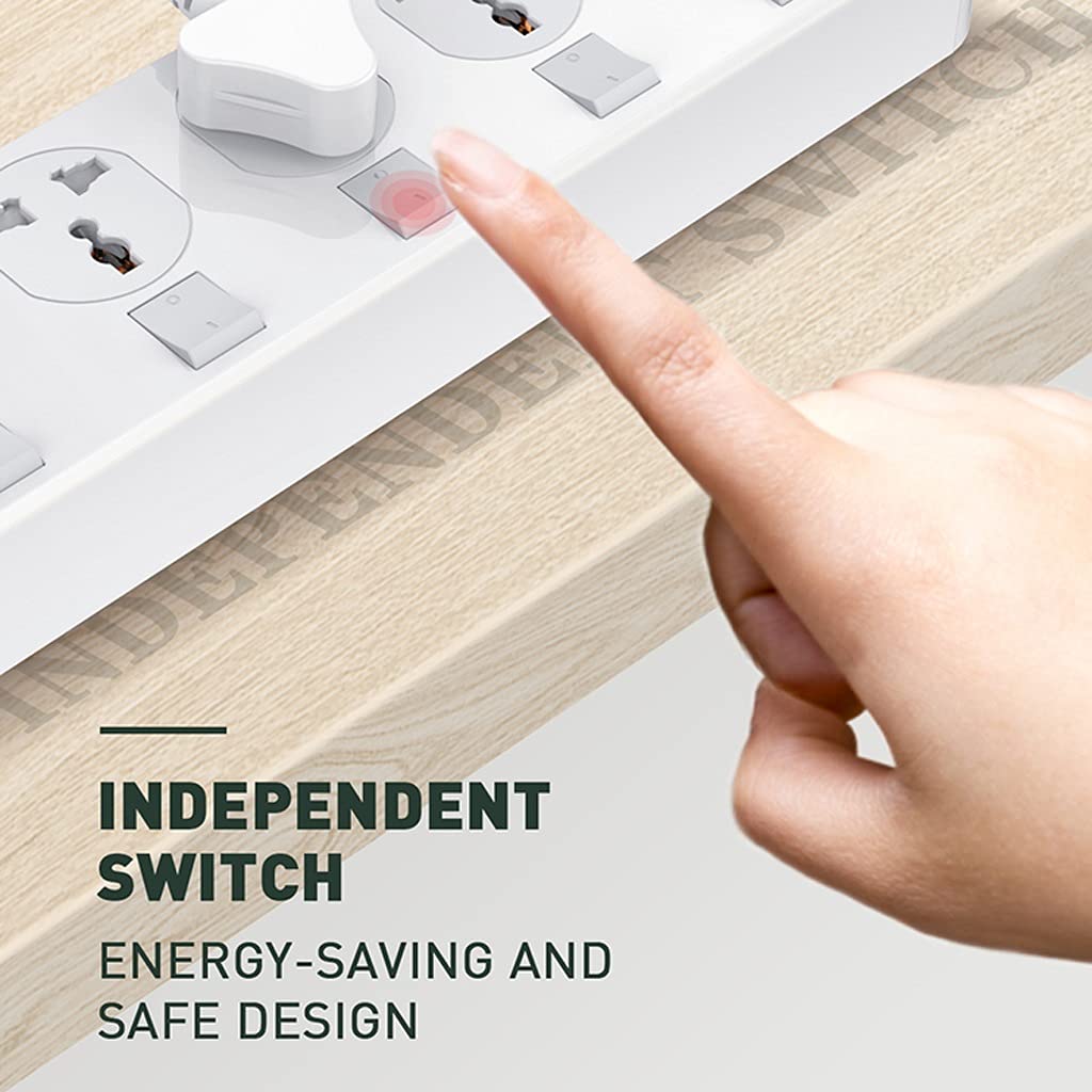 Convertitore a Spina Internazionale, 3.4a 4 Port USB Prese di Caricamento e Internazionale Universal Jack, Set di Tappi for adattatori di Viaggio Internazionale