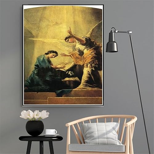 Miniatura 2 de Pintura por números para adultos La Anunciación Pintura por Francisco Goya Kit de pintura por números sobre lienzo para principiantes