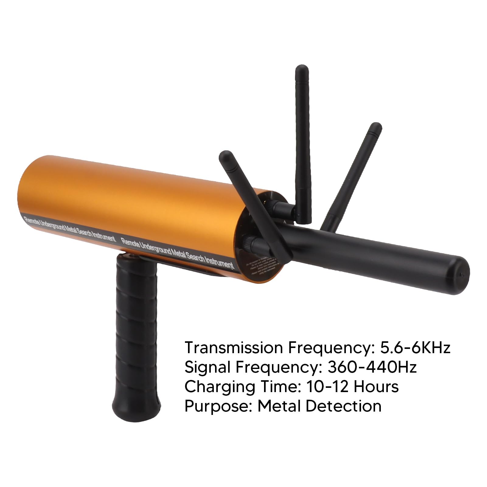 Fockety AKS Metal Detector, Portata 1200 Metri profondità 25M Localizzatore d'oro Ad Alta Precisione Scanner del Tesoro con 3 Antenne, Cercatore di Metalli a Ricerca Remota Ricaricabile