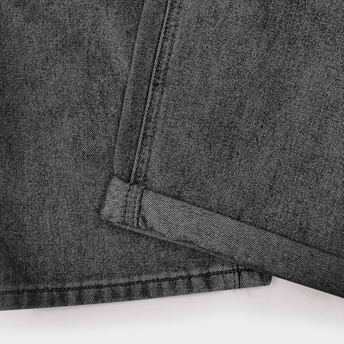 Baggy Wide Leg Jeans for Women Straight Leg Loose Stretchy High Waisted Denim Pants Casual Y2K Trousers with Pockets3