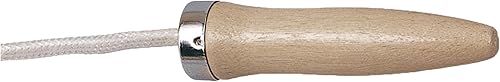Miniatura 2 de Champion Sports S-Series - Cuerda de salto de nailon pesado con asas de madera, 8.5 pies (individual)