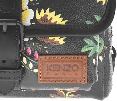 Amazon | [ケンゾー] ショルダーバッグ COURIER ブラックマルチ POP