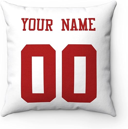 Miniatura 136 de ANTKING 2 paquetes de almohadas personalizadas con cualquier nombre y número para hombres, mujeres y niños Para Cincinnati