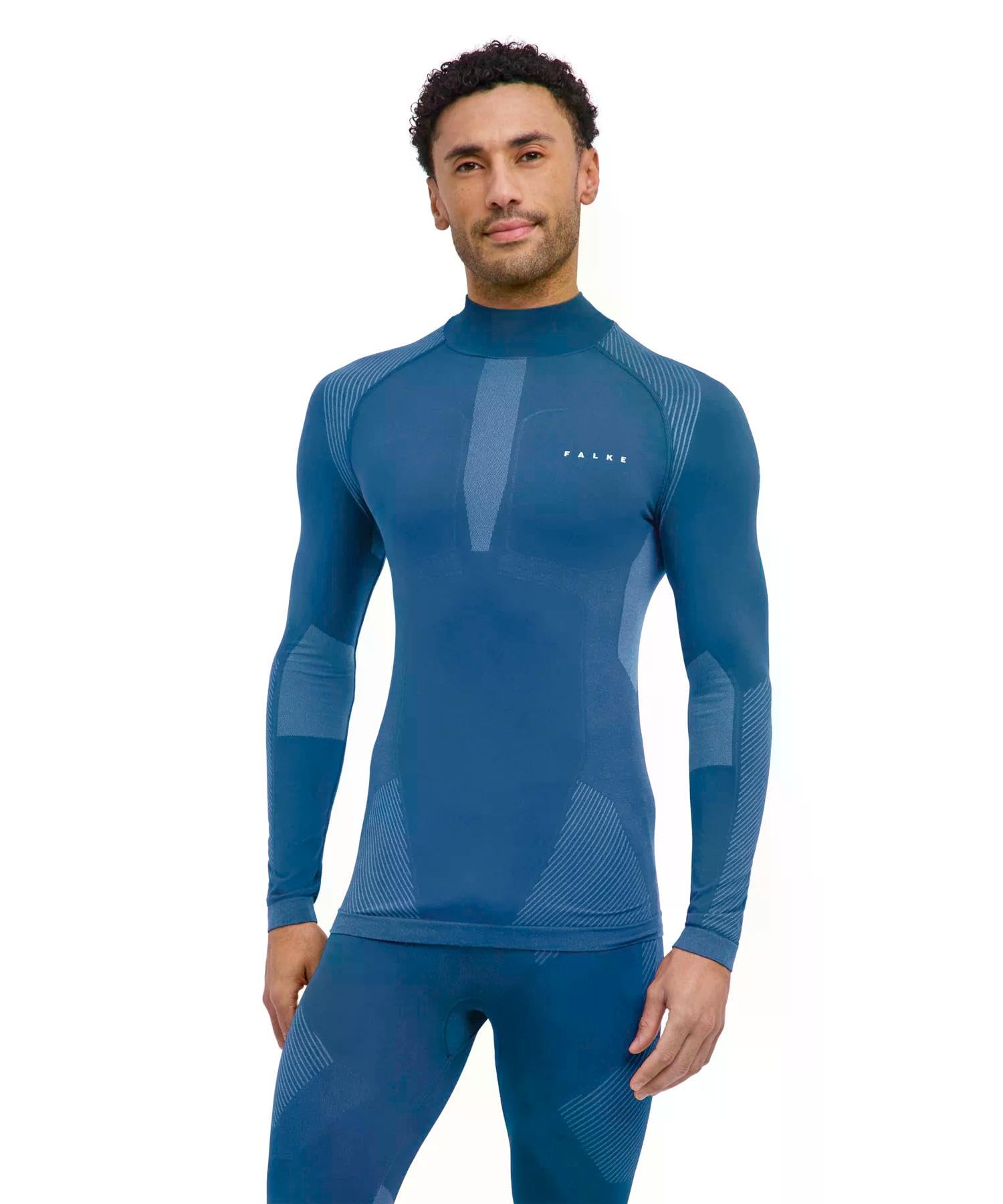 FALKE Herren Warm Turtleneck Funktionsshirt Langarm Funktionswäsche